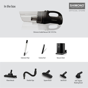 Shimono Cyclone Corded Vacuum Cleaner - SVC 1015 Pro