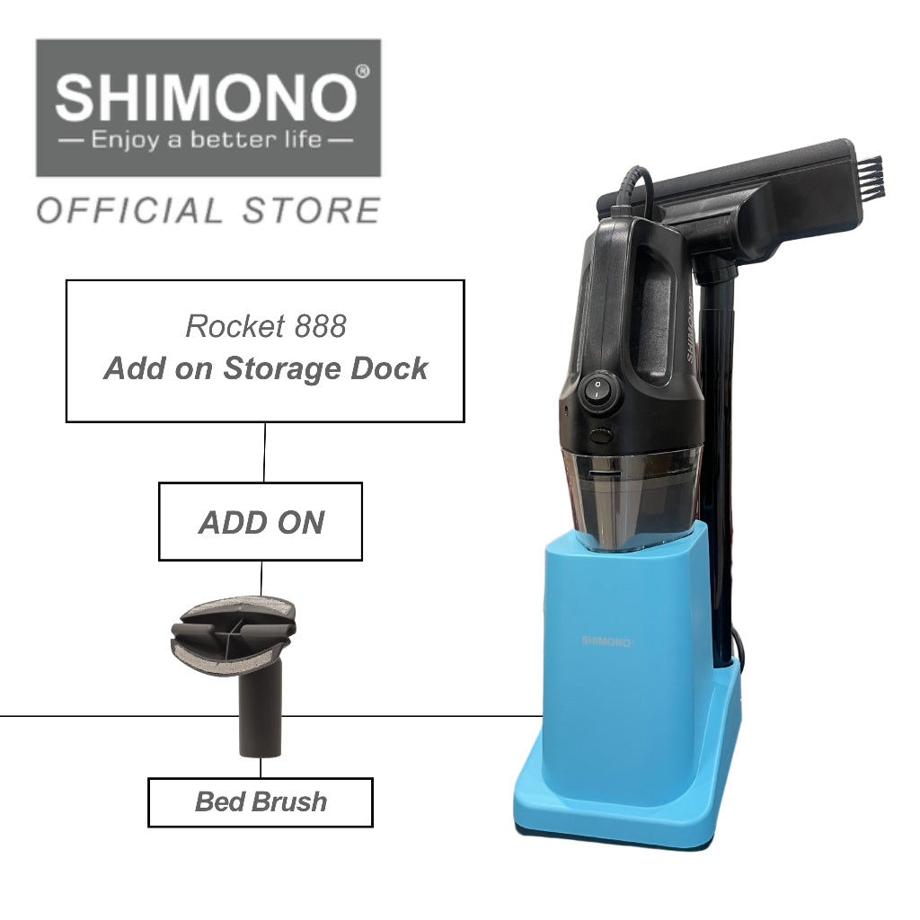 SHIMONO Cyclone Corded Vacuum Cleaner - Rocket Vacuum 888