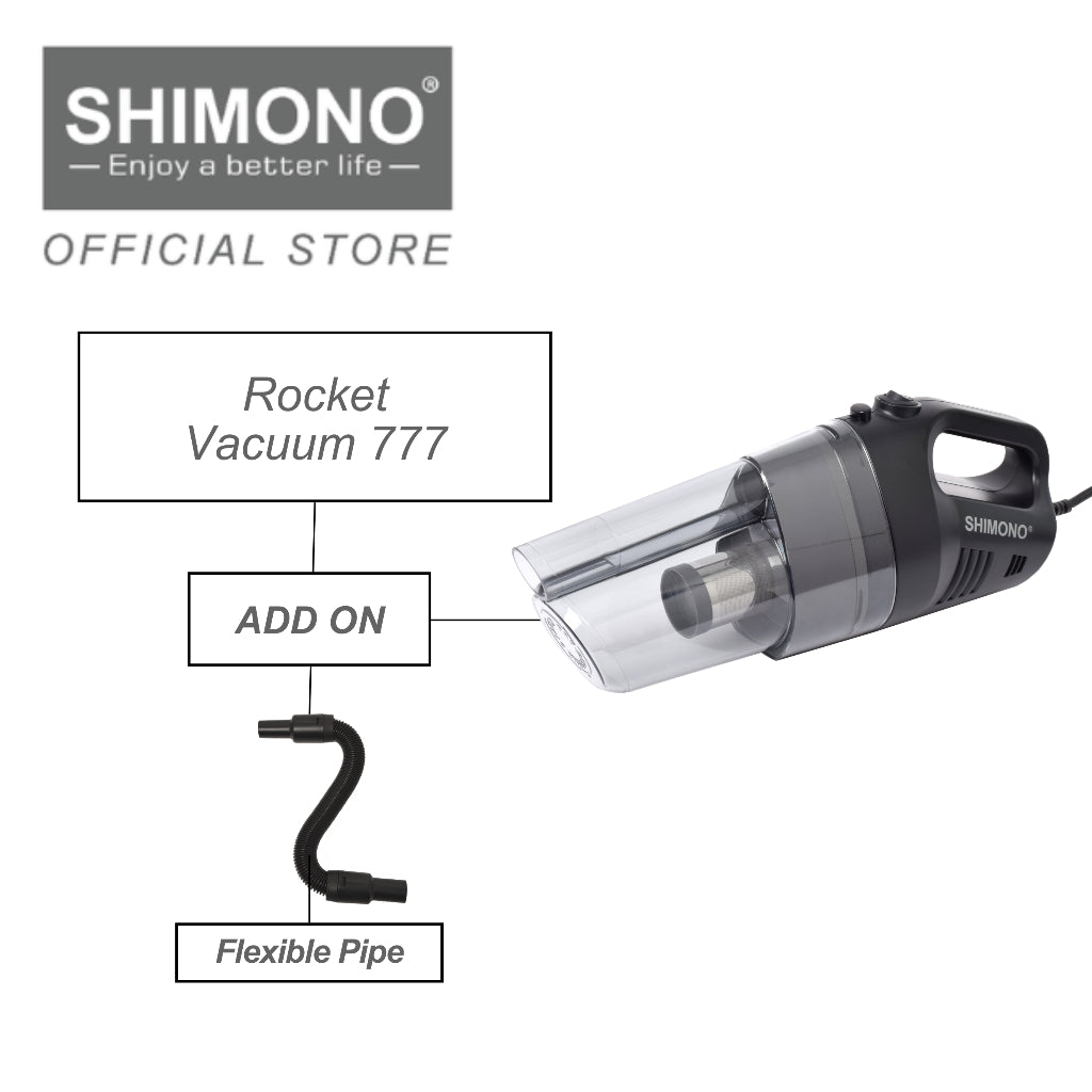 Shimono Cyclone Cord Vacuum Cleaner - Rocket Vacuum 777