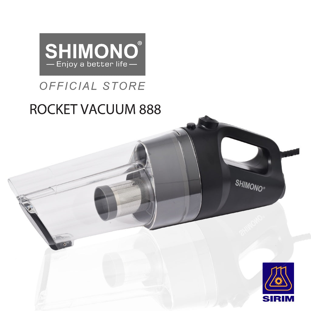 SHIMONO Cyclone Corded Vacuum Cleaner - Rocket Vacuum 888