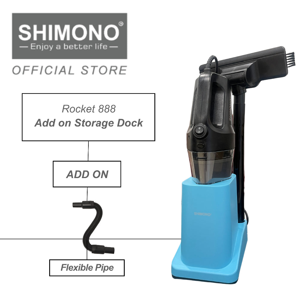 SHIMONO Cyclone Corded Vacuum Cleaner - Rocket Vacuum 888