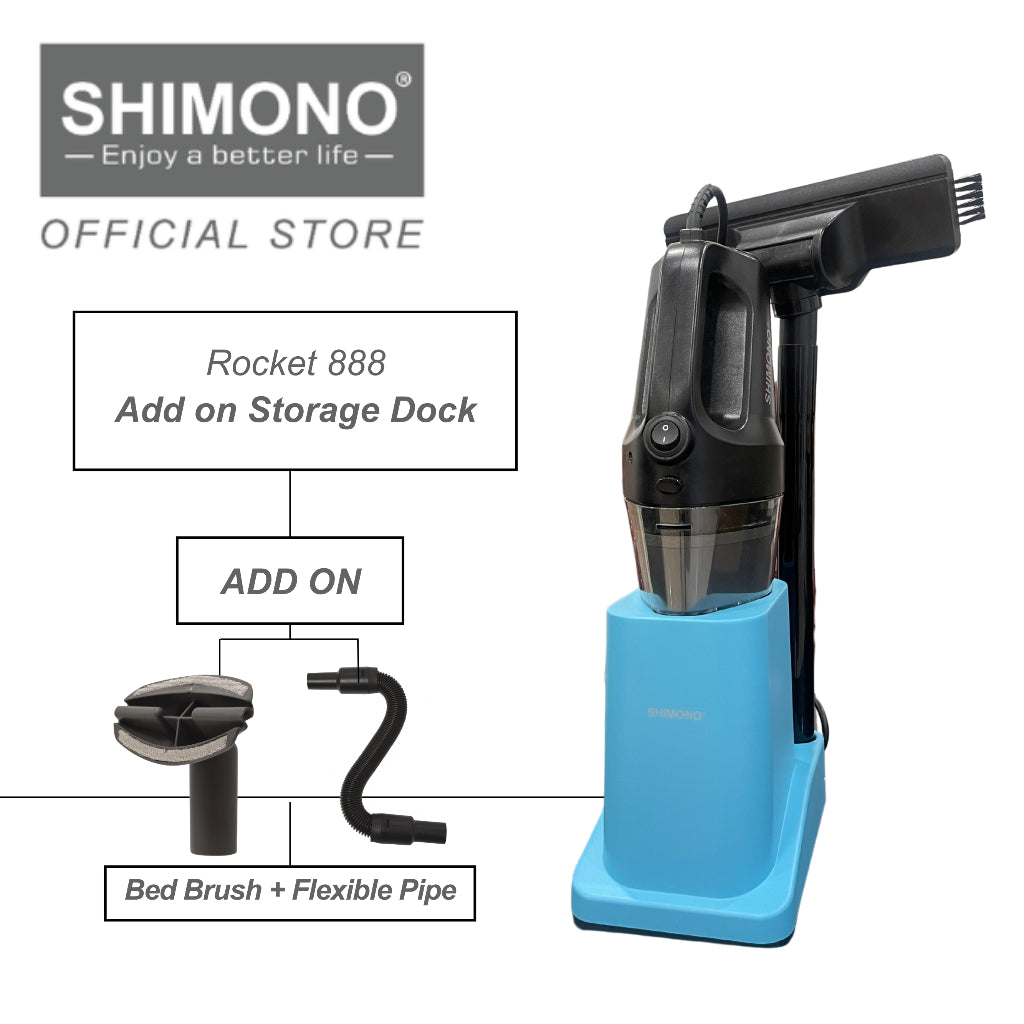 SHIMONO Cyclone Corded Vacuum Cleaner - Rocket Vacuum 888