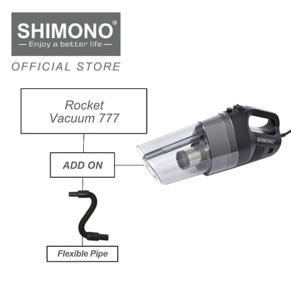 Shimono Cyclone Cord Vacuum Cleaner - Rocket Vacuum 777